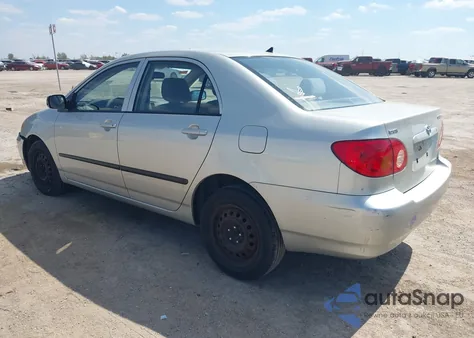 2003 Toyota Corolla Ce из США, поврежденный, VIN JTDBR32E430008468